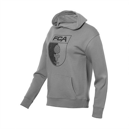 FCA-Hoodie Wappen für Kinder Grau
