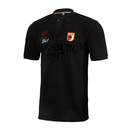 FCA-Poloshirt Classic Rot-Grün-Weiß