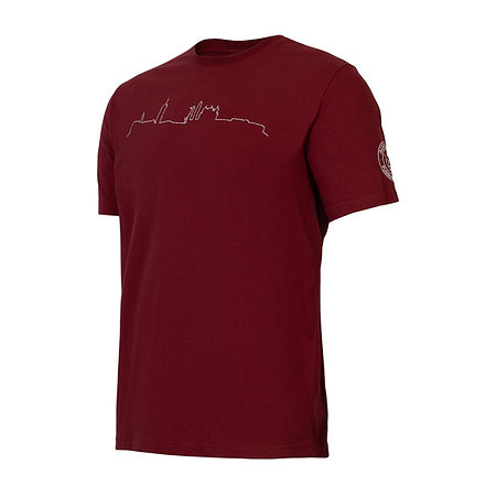 FCA-Shirt Skyline Bordeaux
