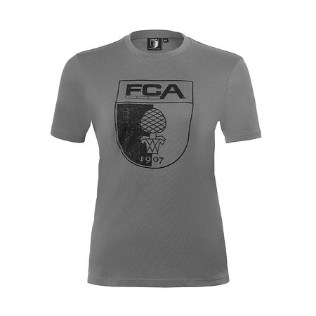 FCA-Shirt Wappen für Kinder Grau