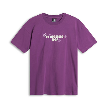 FCA-Shirt Flowers Lila