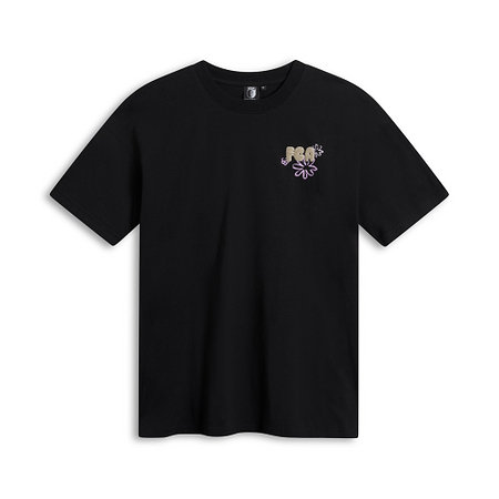 FCA-Shirt Flowers Schwarz