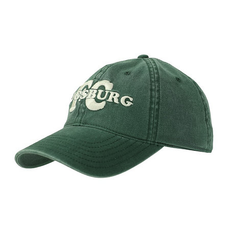 FCA-Cap Washed Dunkelgrün