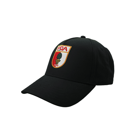 FCA-Cap Basic Wappen Schwarz Kids