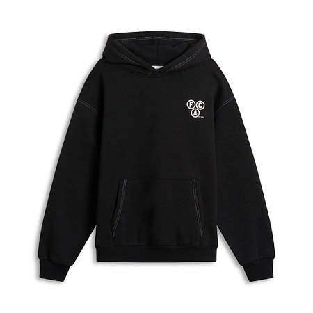 FCA-Hoodie Schwarz Retro Stitch