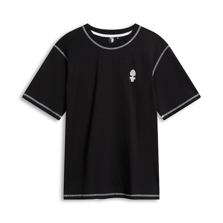FCA-Shirt Schwarz Retro Stitch
