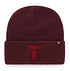 Bordeaux Beanie mit FCA Wappen (1)