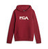 Bordeaux Hoodie mit FCA Schriftzug auf der Brust (1)