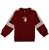 Bordeaux farbenes Sweatshirt mit FCA Wappen auf der Brust  (1)