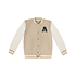 FCA Collegejacke in creme mit weiße Kunstleder (1)