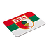 FCA Mousepad rot-grün-weiß gestreift mit farbigem FCA Wappen in der Mitte (1)