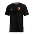  FCA T-Shirt Brustdetail tonaler Augsburg 1907 Schriftzug in Schwarz. (1)