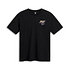 Frontansicht des schwarzes FCA-Shirt Flowers  (1)