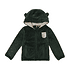 Grüner Zip Hoodie mit Bär Ohren  (1)