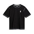 Schwarzes T-Shirt, Vorderansicht. (1)
