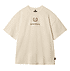 Vorderansicht Cremefarbenes T-Shirt Societas-Logo und Stadt Der Renaissance-Schriftzug. (1)