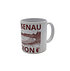 Weiße Tasse mit Rosenaustaion Motiv drauf (1)