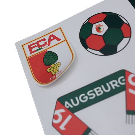 FCA-Aufkleberset Rot-Grün-Weiß