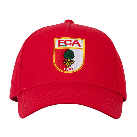 FCA-Cap Wappen für Kinder Rot