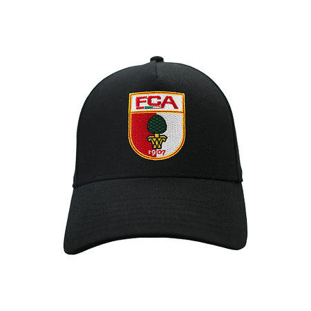 FCA-Cap Basic Wappen Schwarz
