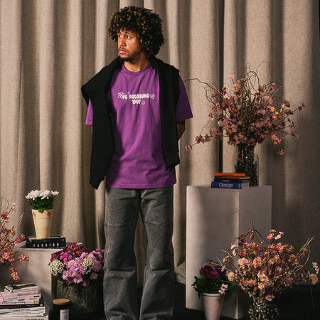 FCA-Shirt Flowers Lila