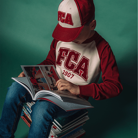 FCA-Kinder Sweater Creme College