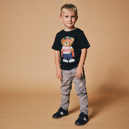 FCA-Kinder Shirt Teddy Schwarz