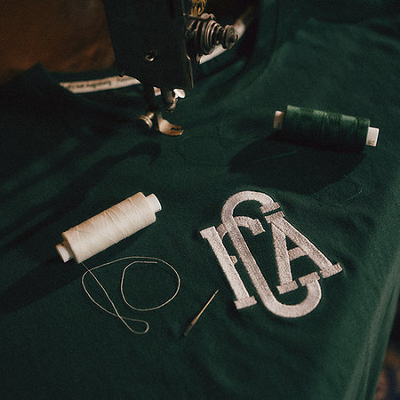 FCA-Shirt Retro Dunkelgrün