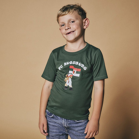 FCA-Kinder Shirt Teddy Dunkelgrün