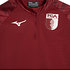 Bordeaux Training Zip Top mit muster auf die Ärmel  (3)