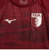 Bordeaux Trainingsshirt mit Muster auf die Ärmel  (3)