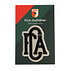 FCA Retro Aufnäher in schwarzem Schriftzug auf weißem Hintergrund in der grünen Verpackung  (2)