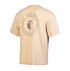 Hinteransicht des Fussball-Club T-Shirts in Beige (2)