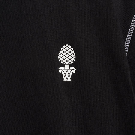 FCA-Shirt Schwarz Retro Stitch