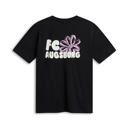 FCA-Shirt Flowers Schwarz