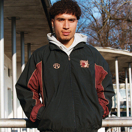 FCA x Societas-Track Jacket Dunkelgrün