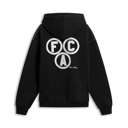 FCA-Hoodie Schwarz Retro Stitch