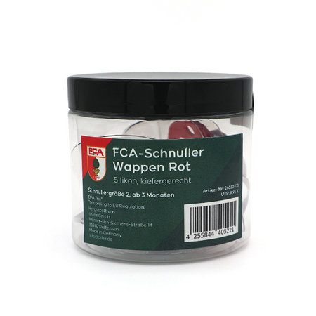FCA-Schnuller Wappen Rot