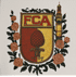 Besticktes FCA-Wappen mit Turm und Rosenkranz. (6)