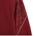 Bordeaux Training Zip Top mit muster auf die Ärmel  (5)