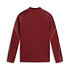 Bordeaux Training Zip Top mit muster auf die Ärmel  (6)