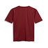 Bordeaux Trainingsshirt mit Muster auf die Ärmel  (5)