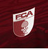 Bordeaux Trainingsshirt mit Muster auf die Ärmel  (4)