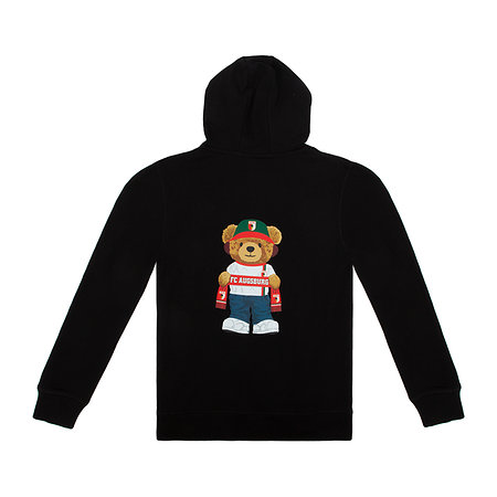 FCA-Kinder Hoodie Teddy Schwarz