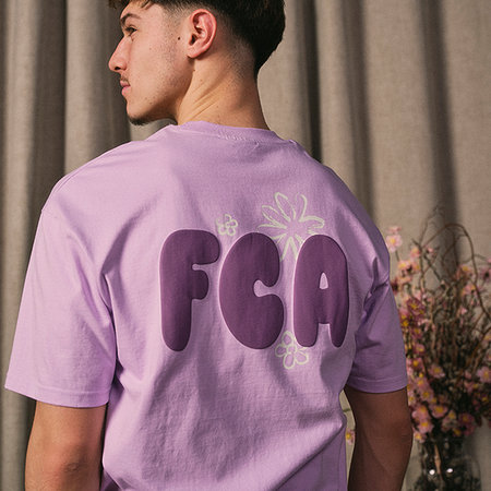 FCA-Shirt Flowers Flieder