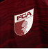 Bordeaux Trainingsshirt mit Muster auf die Ärmel  (4)