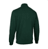 Rückseite des dunkelgrünen Halfzip Sweaters auf weißem Hintergrund (Rückansicht). (3)